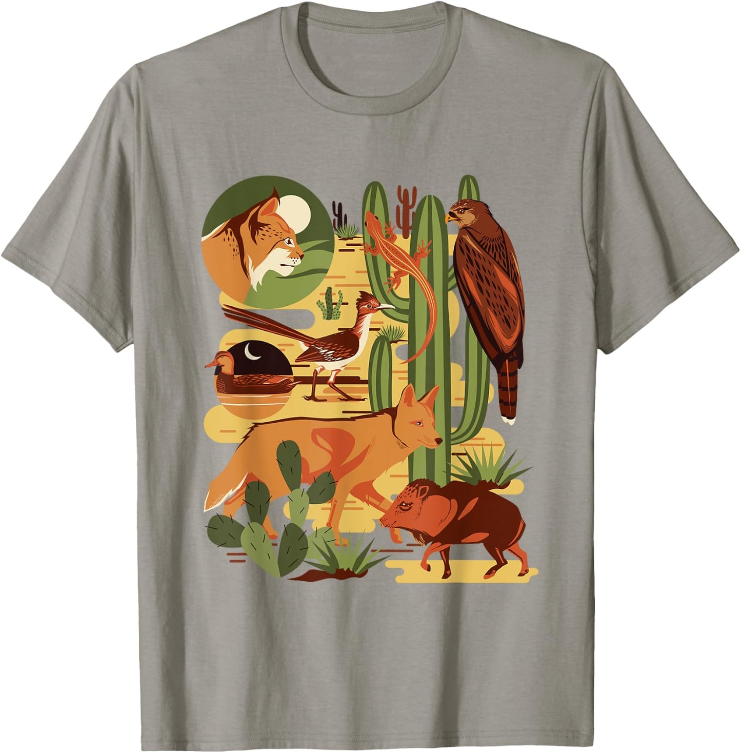 Southwestern Nature Sonoran Desert Animal Lover T-Shirt - T-Shirt | Sand