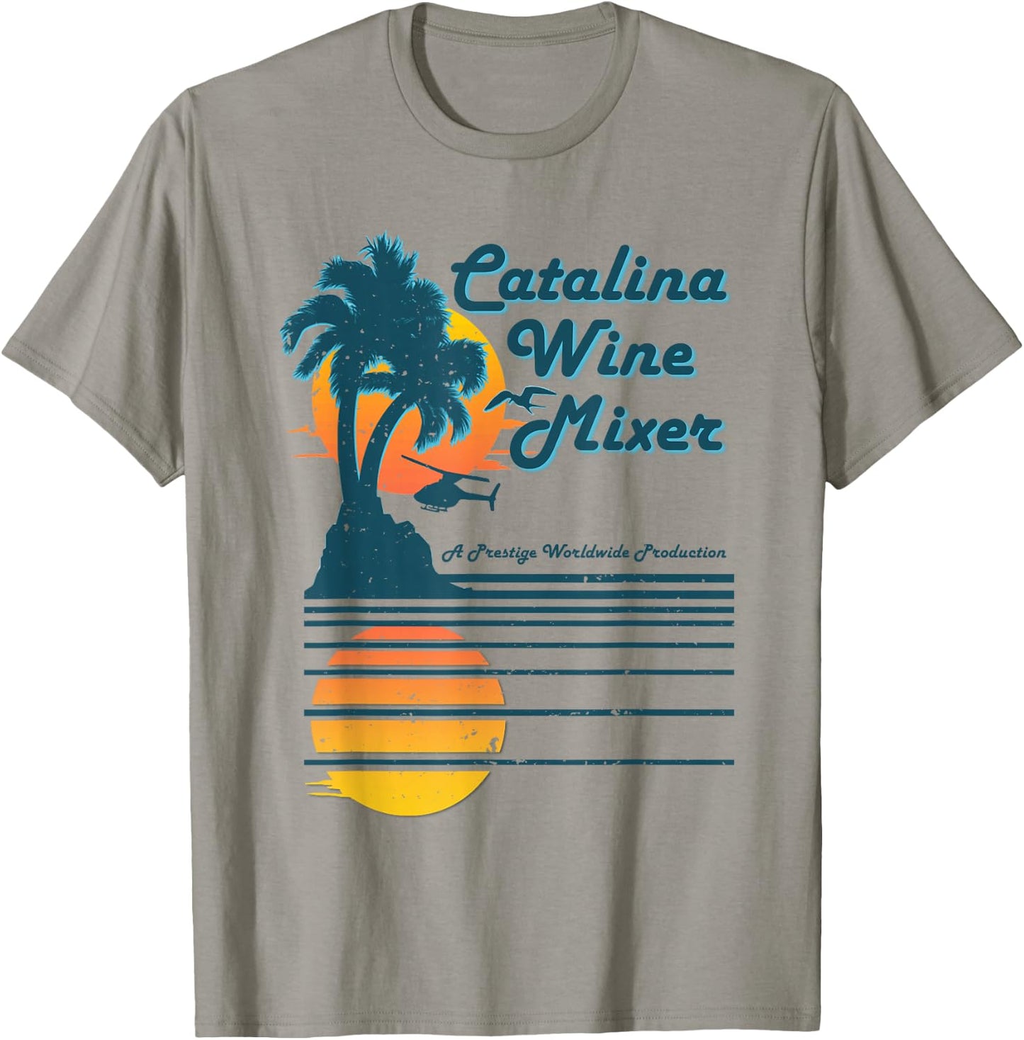 Mixer Catalina Wine Palm and Beach Shirt T-Shirt - T-Shirt | Sand