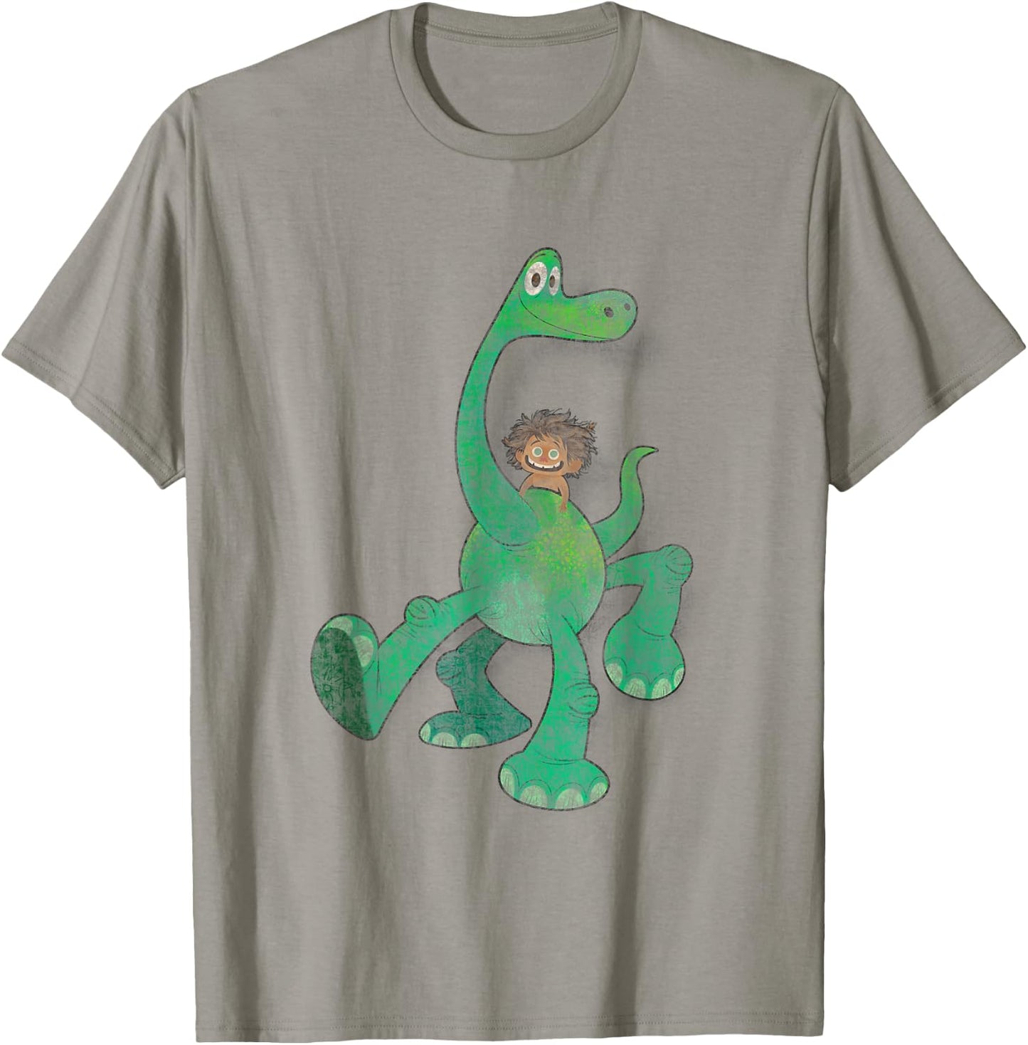 Disney Pixar The Good Dinosaur Arlo Spot Best Duo Big Poster T-Shirt - T-Shirt | Sand