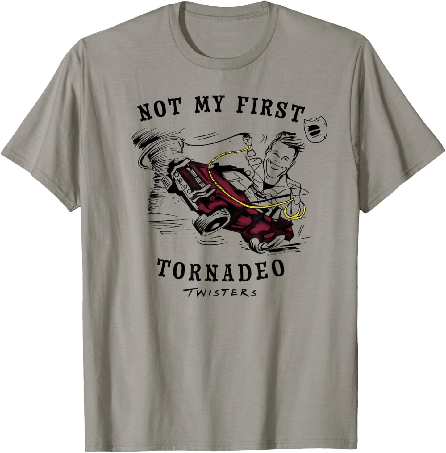 Twisters Not My First Tornadeo T-Shirt - T-Shirt | Sand