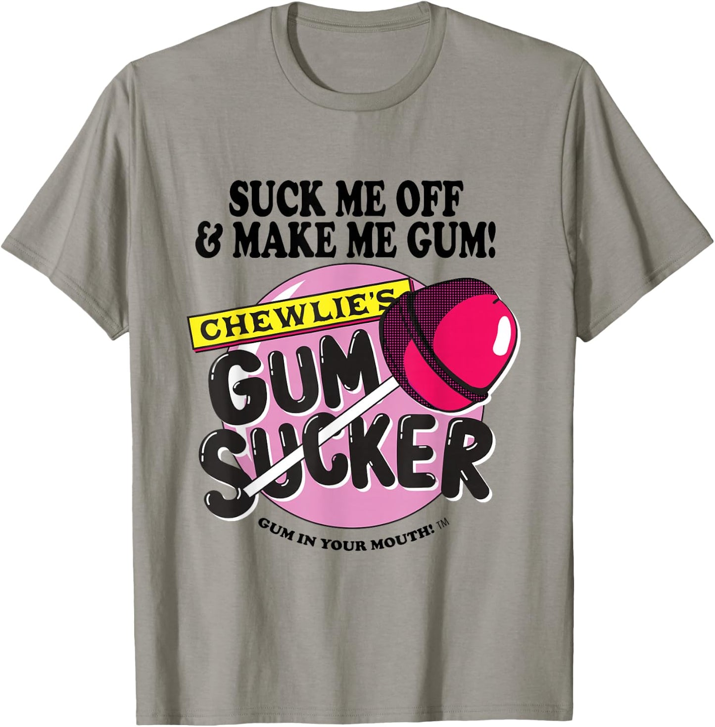 Kevin Smith Clerks 3 Chewlie's Gum Sucker Lolly Pop Logo T-Shirt - T-Shirt | Sand