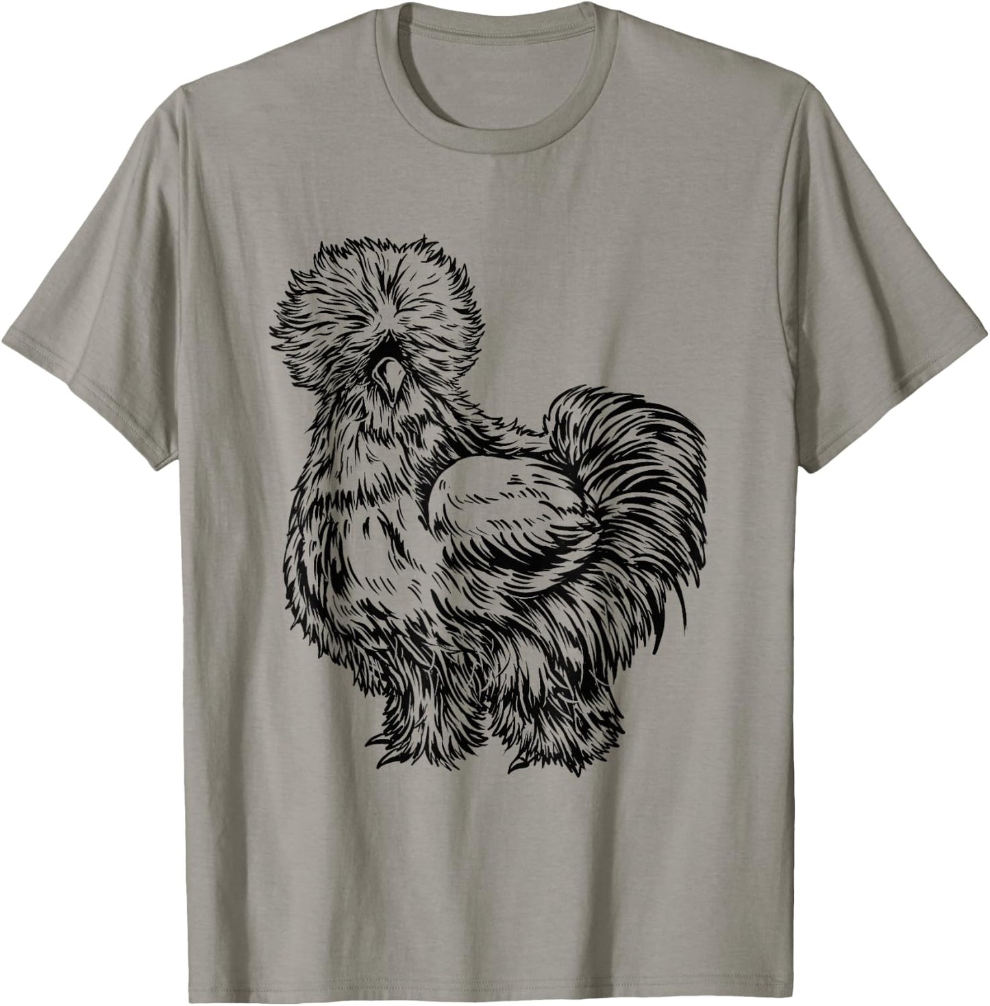 Silkie Chicken T-Shirt - T-Shirt | Sand