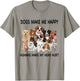 Dogs Make Me Happy Humans Make My Head Hurt Dog Lover T-Shirt - T-Shirt | Sand