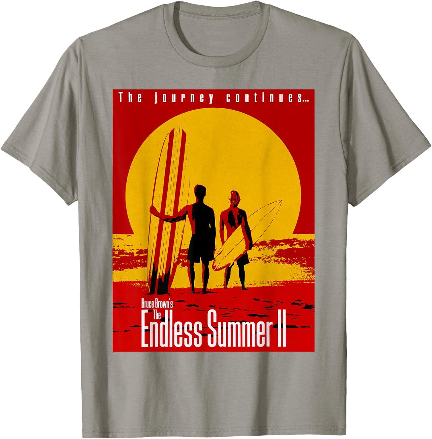 The Endless Summer II 1994 Vintage Surf Movie Poster T-Shirt - T-Shirt | Sand
