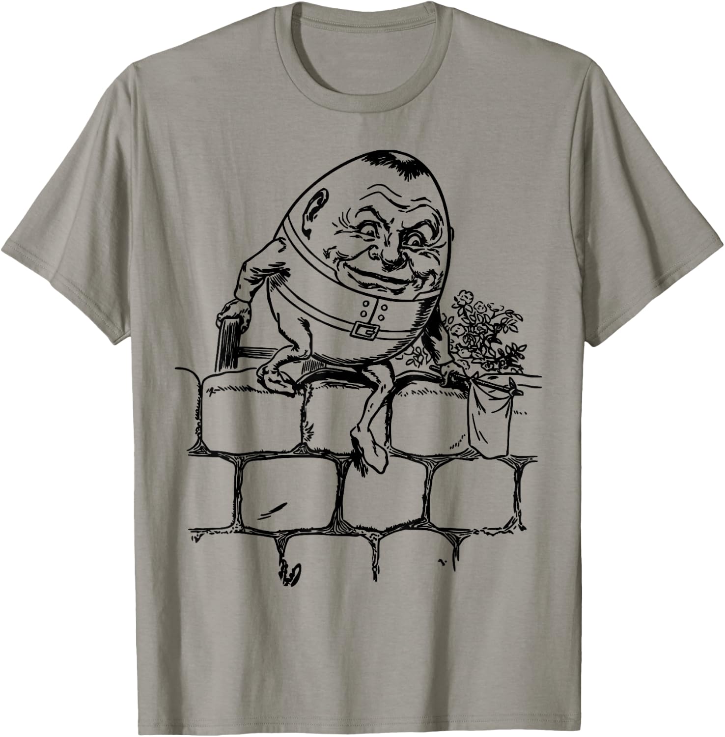 Humpty Dumpty Wall T-Shirt - T-Shirt | Sand