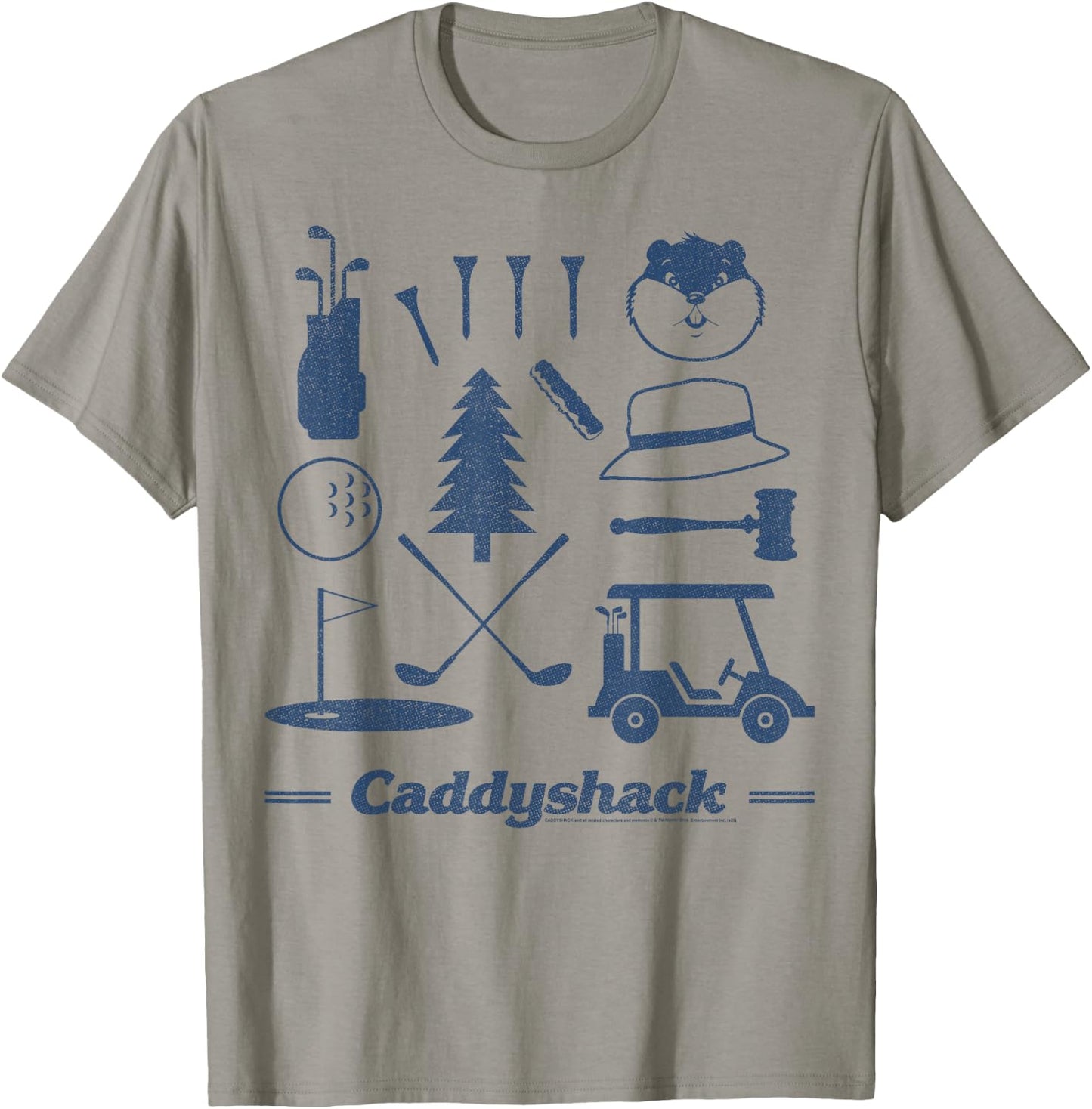 Caddyshack Icons T-Shirt - T-Shirt | Sand