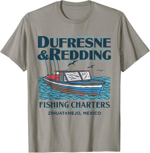 DUFRESNE and Redding Fishing Charters T-Shirt - T-Shirt | Sand