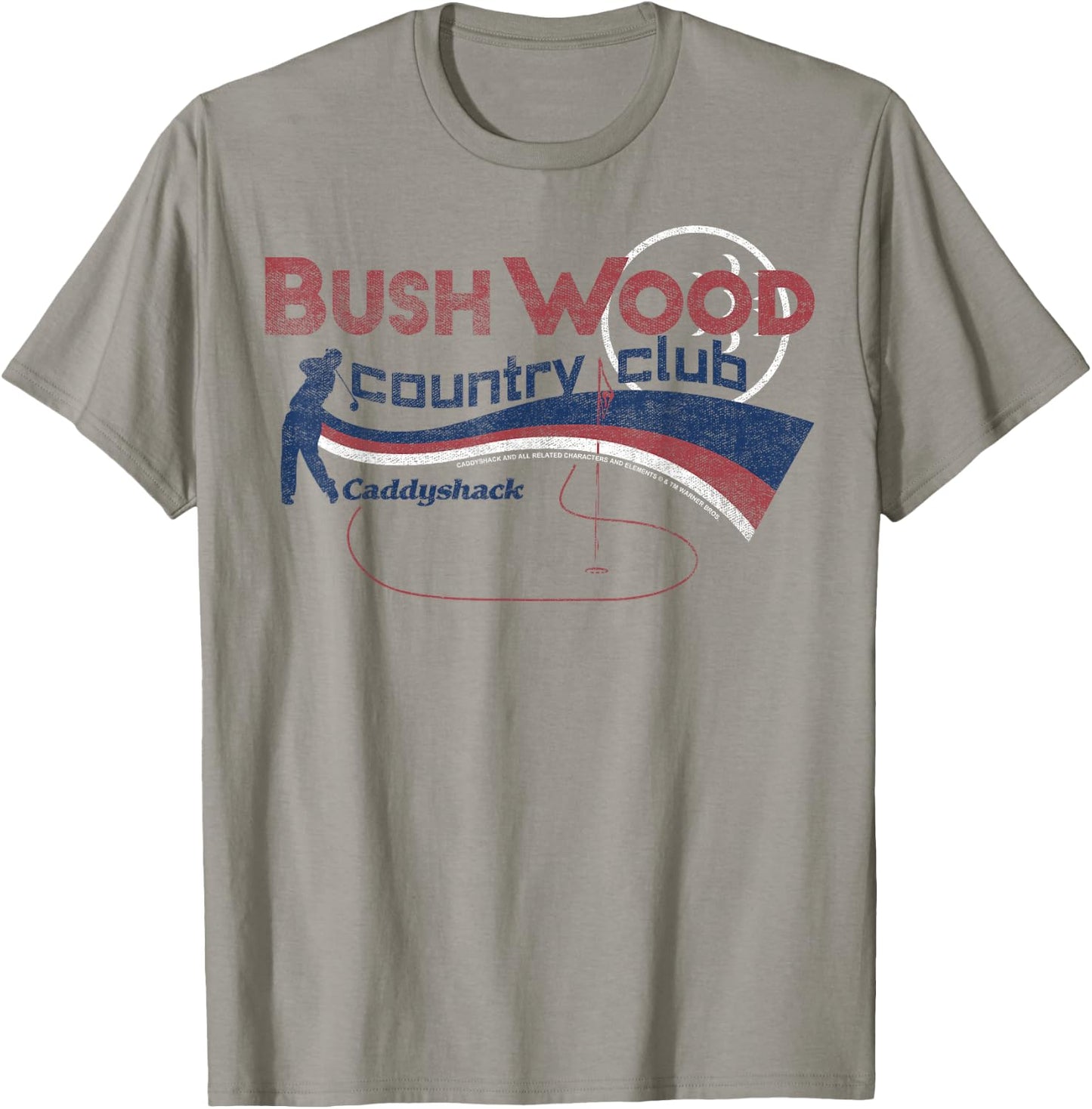 Caddyshack Bushwood Country Club Americana T-Shirt - T-Shirt | Sand