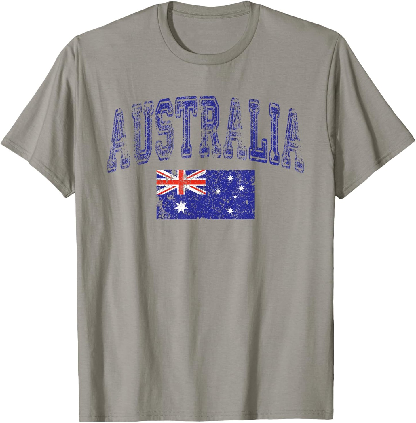 Vintage Retro Australia Flag Australian Pride T-Shirt - T-Shirt | Sand