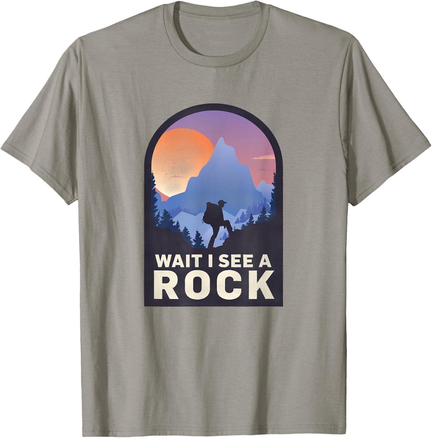Wait I See A Rock - Geology Geologist T-Shirt - T-Shirt | Sand