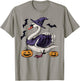Funny Swan Bird Halloween Costume Scary Pumpkin Bat Witch T-Shirt - T-Shirt | Sand