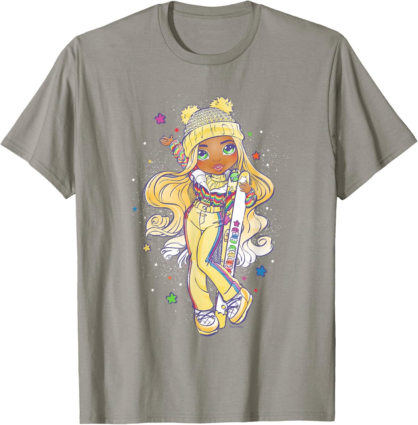 Rainbow High Sunny Madison Ice Skiing Clothes Vintage T-Shirt - T-Shirt | Sand