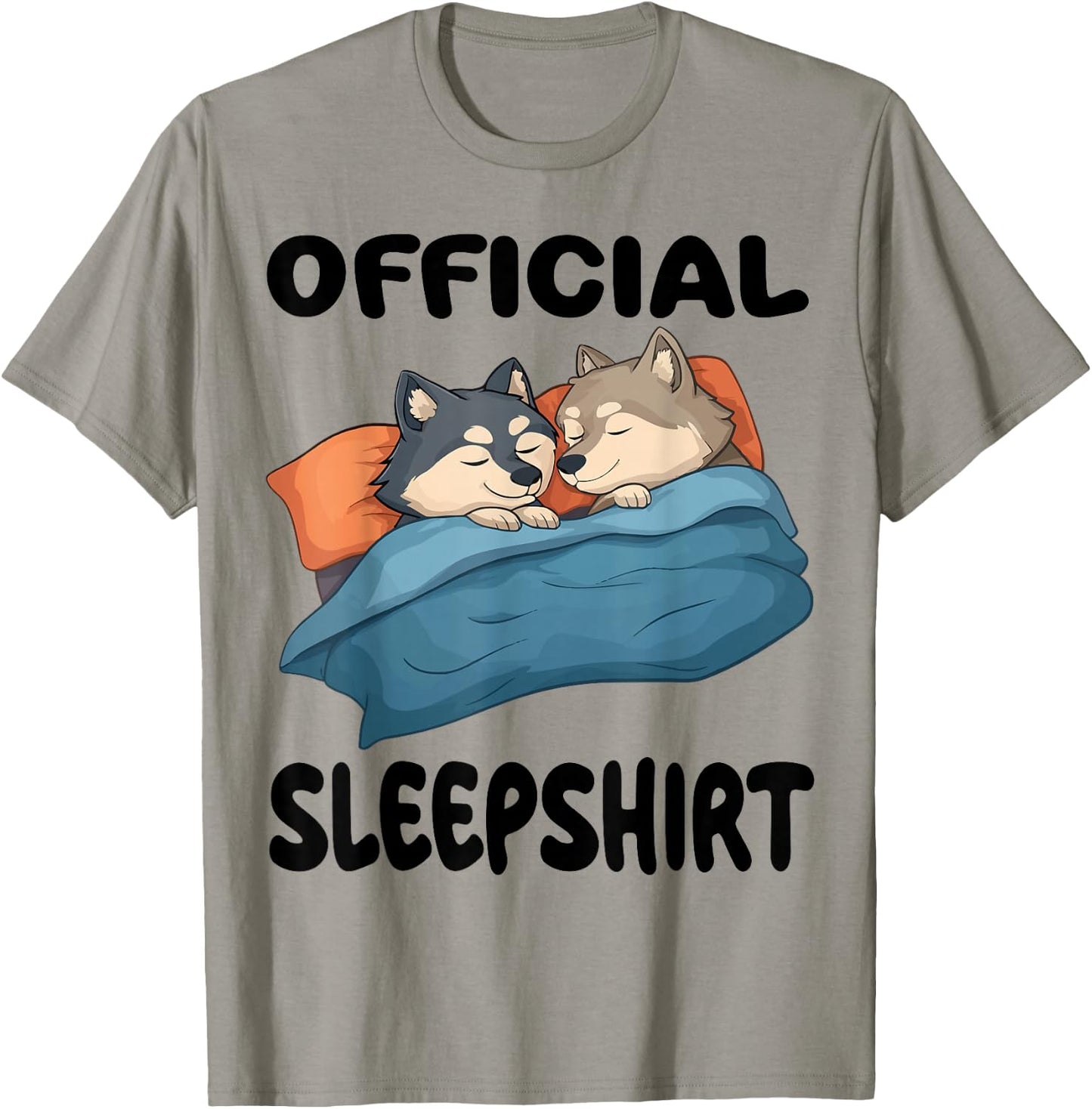 Wolf Official Sleepshirt Pajamas Nightgown T-Shirt - T-Shirt | Sand