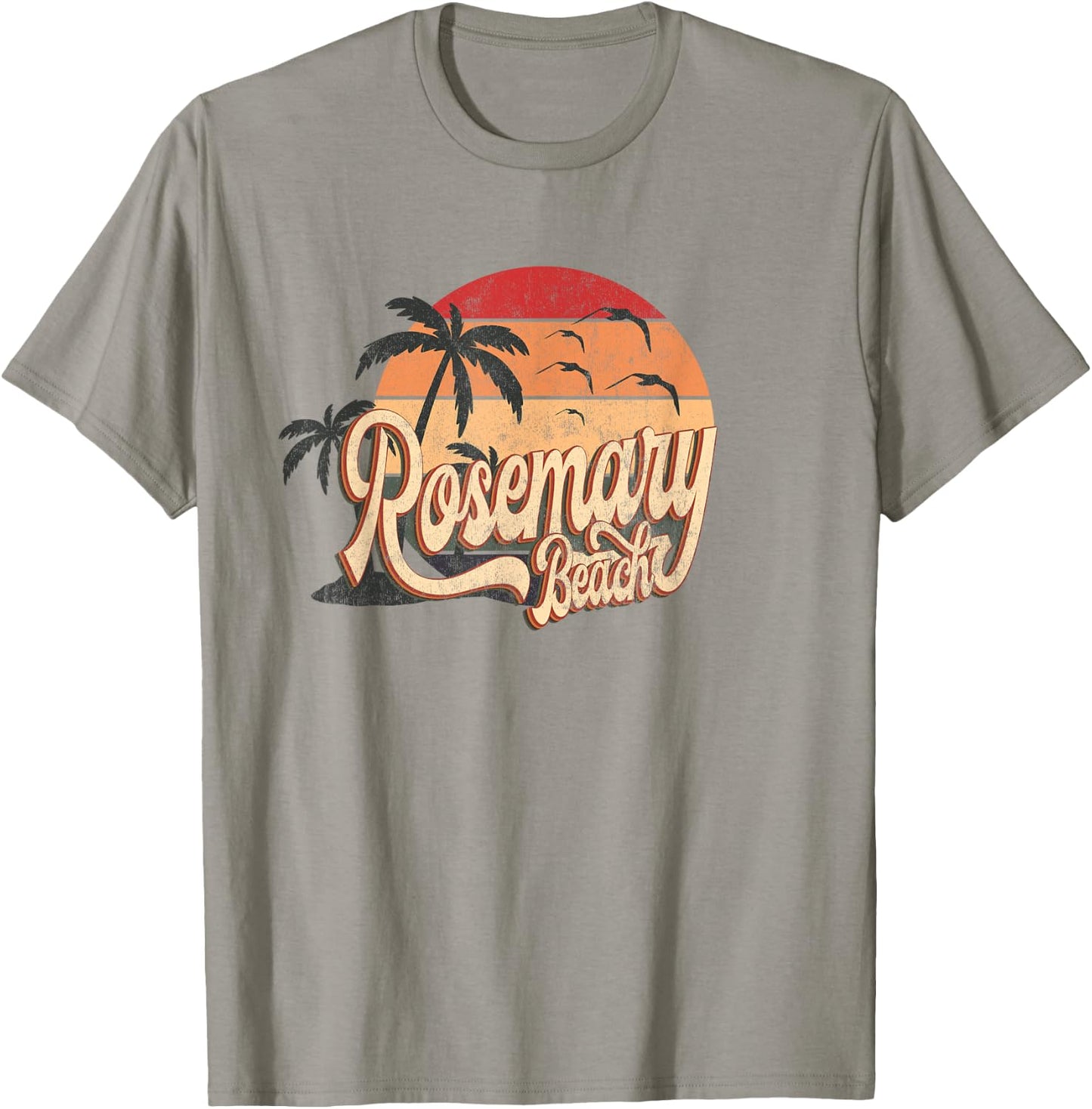 Rosemary Florida US Beach Summer Sun Vintage Retro 70s 80s s Men Women Kids T-Shirt - T-Shirt | Sand