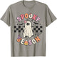 Spooky Season Retro Happy Halloween Ghost Women Toddler Girl T-Shirt - T-Shirt | Sand