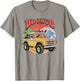 Ford - Yellow Bronco SUV Beach Surfboards And Ocean Wave T-Shirt - T-Shirt | Sand