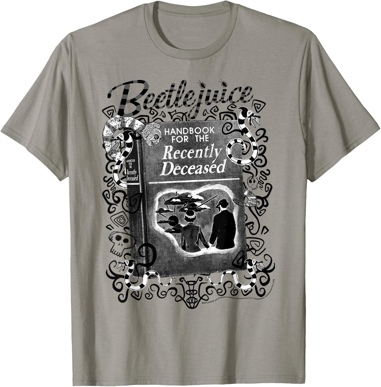 Beetlejuice Handbook For The Recently Deceased Poster T-Shirt - T-Shirt | Sand