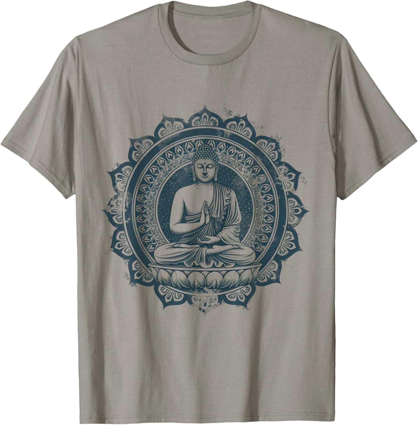 Meditation Zen Buddha Buddhist Zen Buddha Spiritual Hindu T-Shirt - T-Shirt | Sand