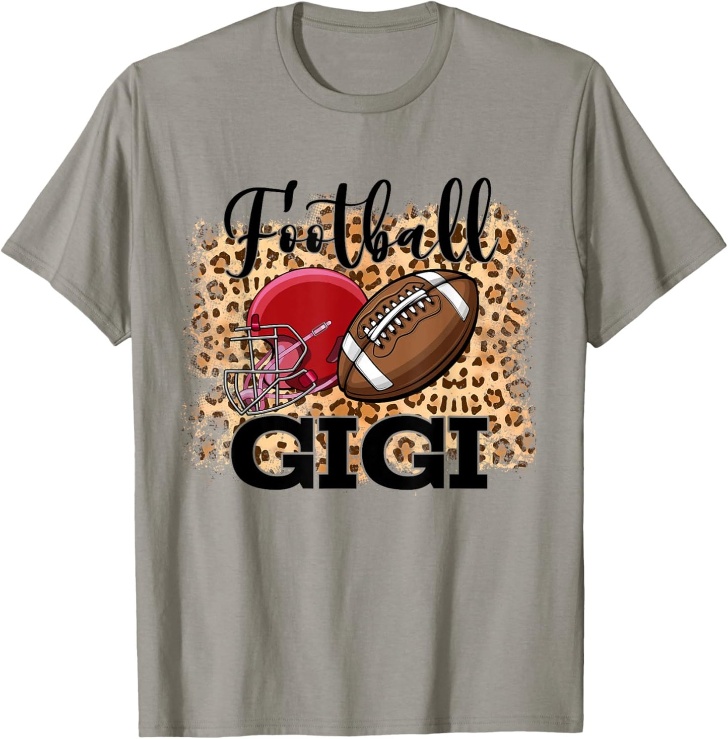 Leopard Football Sport Football Gigi T-Shirt - T-Shirt | Sand