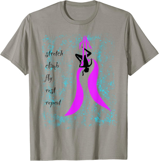 Aerial Yoga Silks Kid Child T-Shirt - T-Shirt | Sand