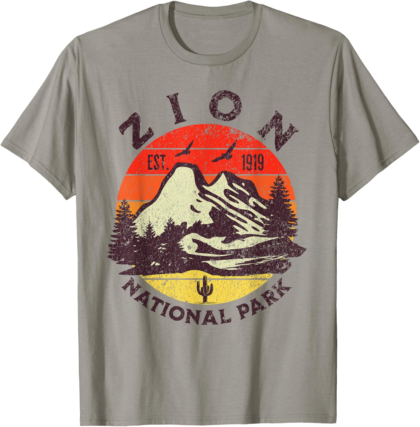 Zion National Park T-Shirt - T-Shirt | Sand