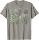 Trendy Watercolor Succulents Grid T-Shirt - T-Shirt | Sand