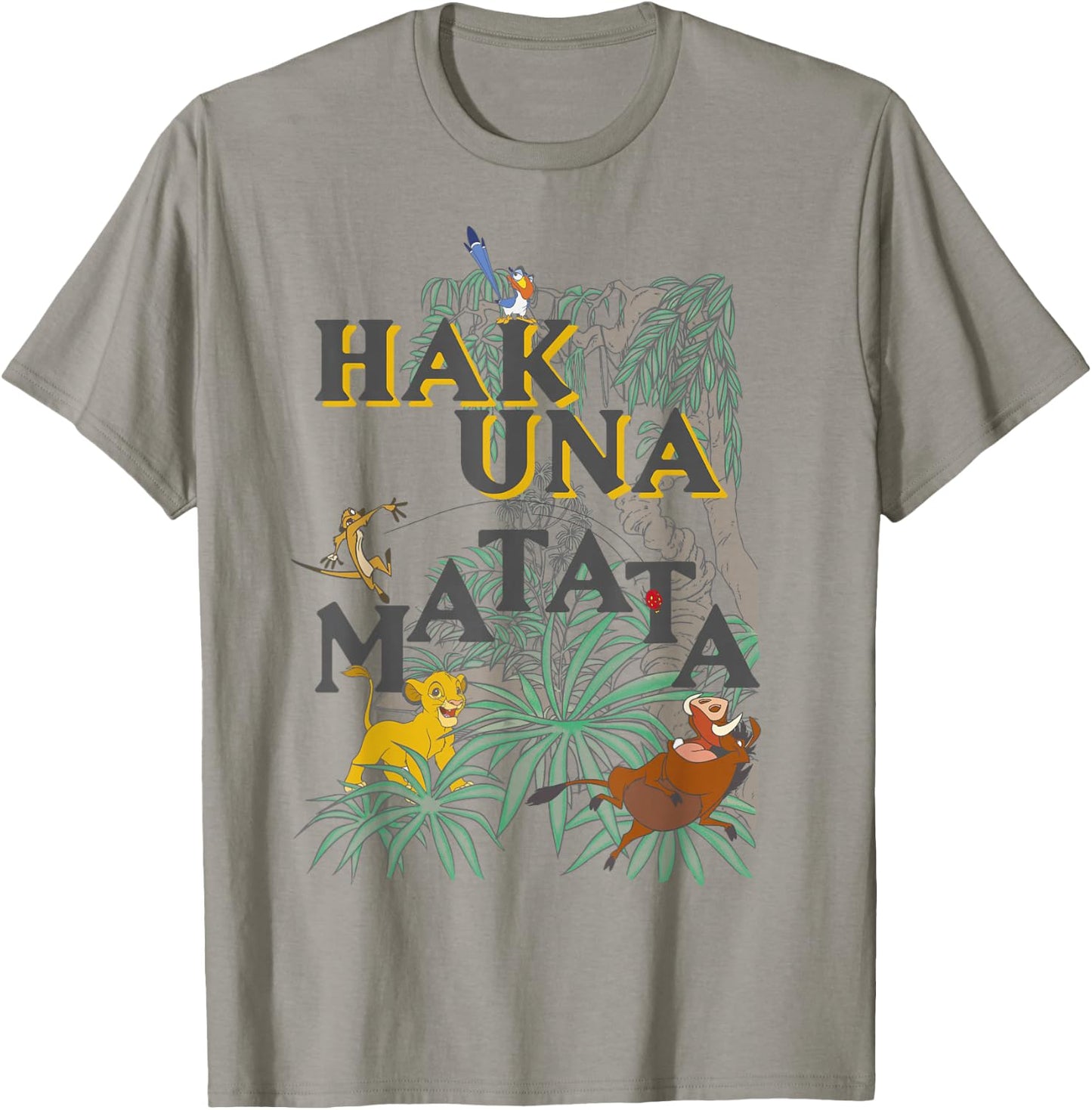 Disney The Lion King Hakuna Matata Jungle Scene T-Shirt - T-Shirt | Sand