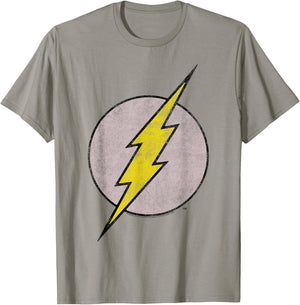 DC Comics Flash Old Flash Logo Small T-Shirt - T-Shirt | Sand