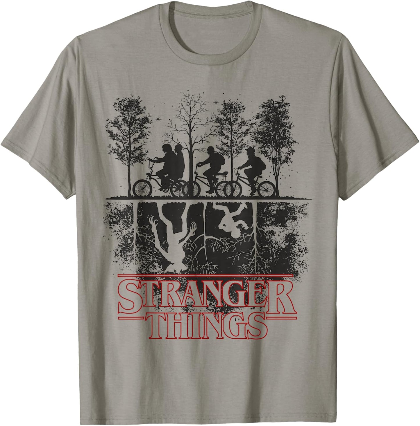 Stranger Things The Upside Down Logo T-Shirt - T-Shirt | Sand