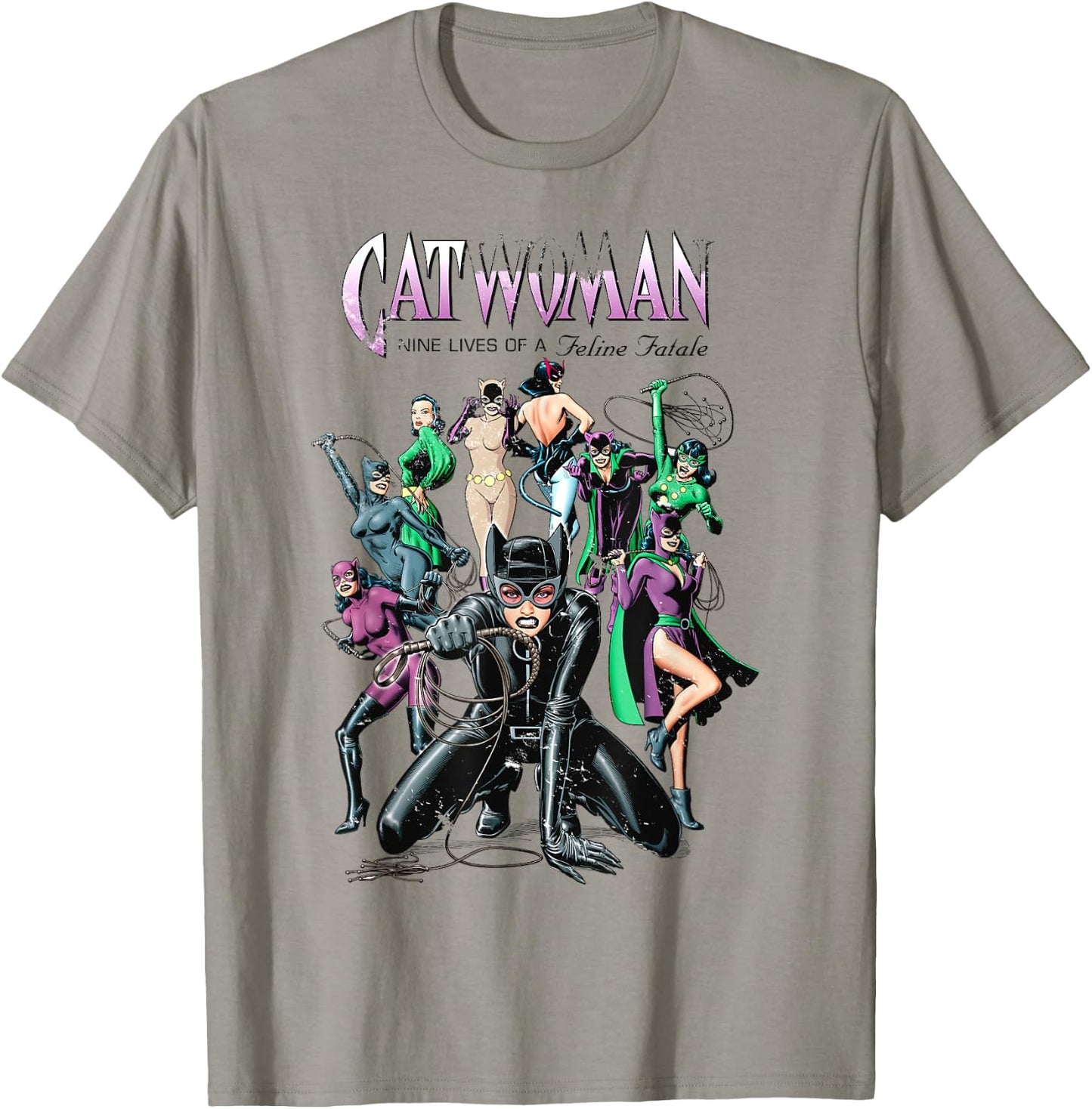 DC Catwoman Cover Nine Lives T-Shirt - T-Shirt | Sand