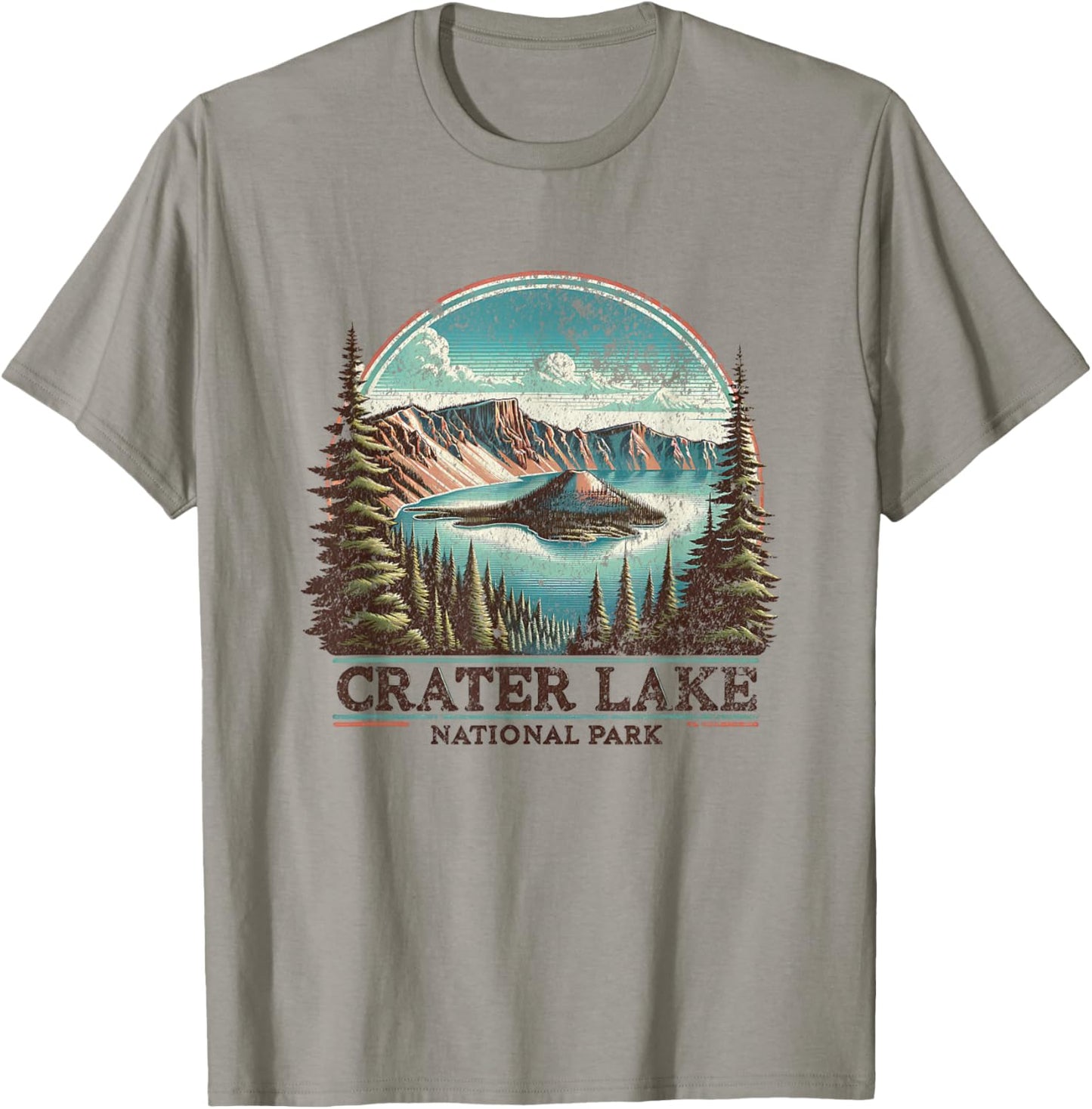 Crater Lake National Park T-Shirt - T-Shirt | Sand