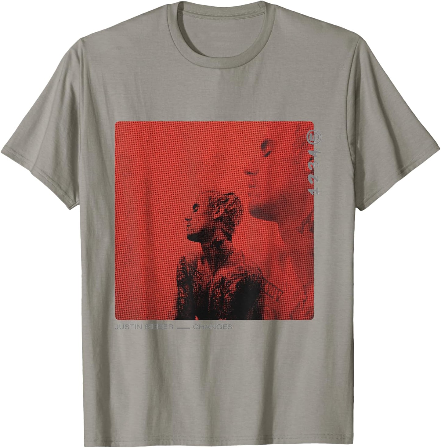 Justine Bieber Red Cover T-Shirt - T-Shirt | Sand