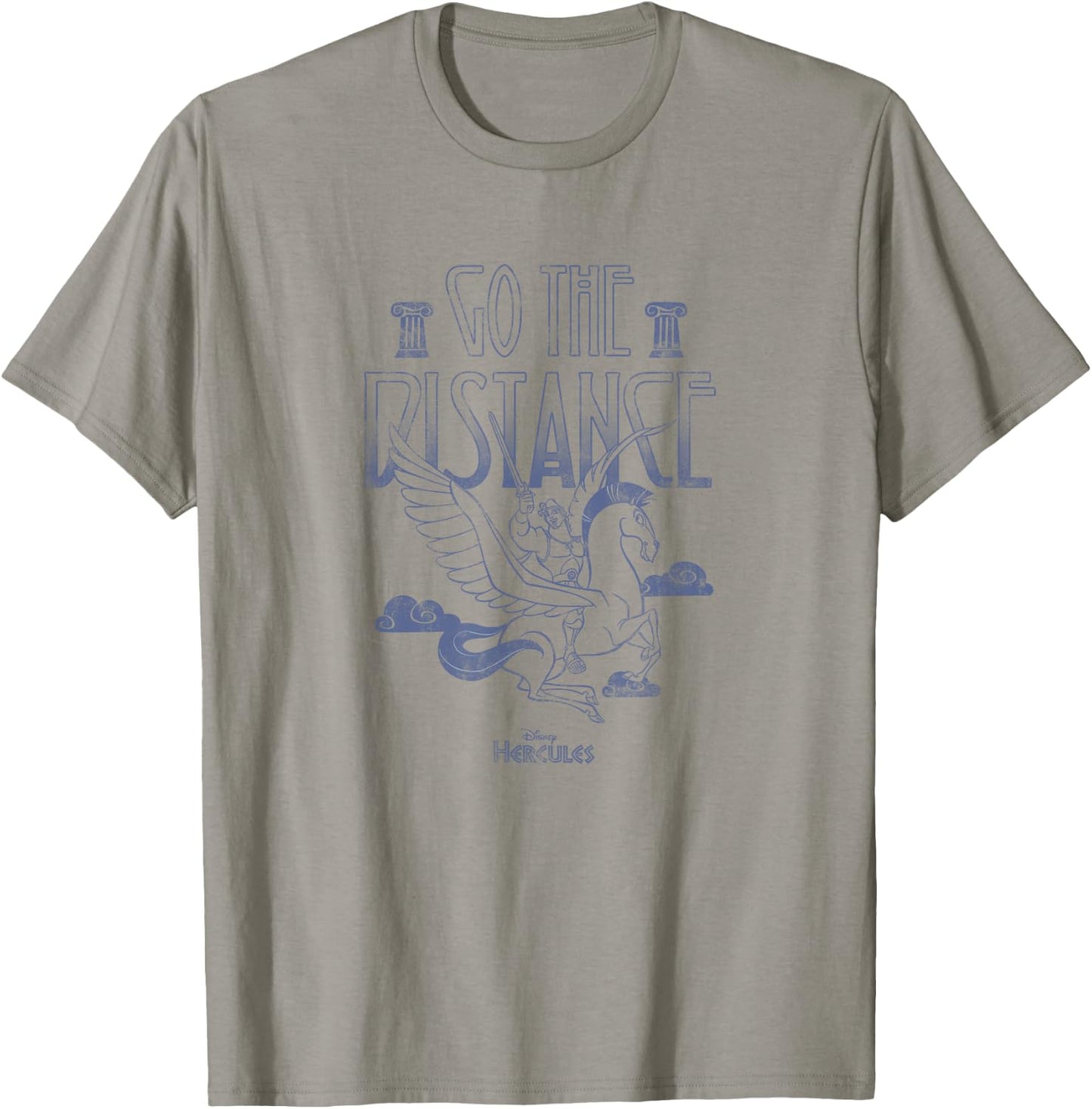 Disney Hercules Go The Distance Pegasus & Hercules T-Shirt - T-Shirt | Sand