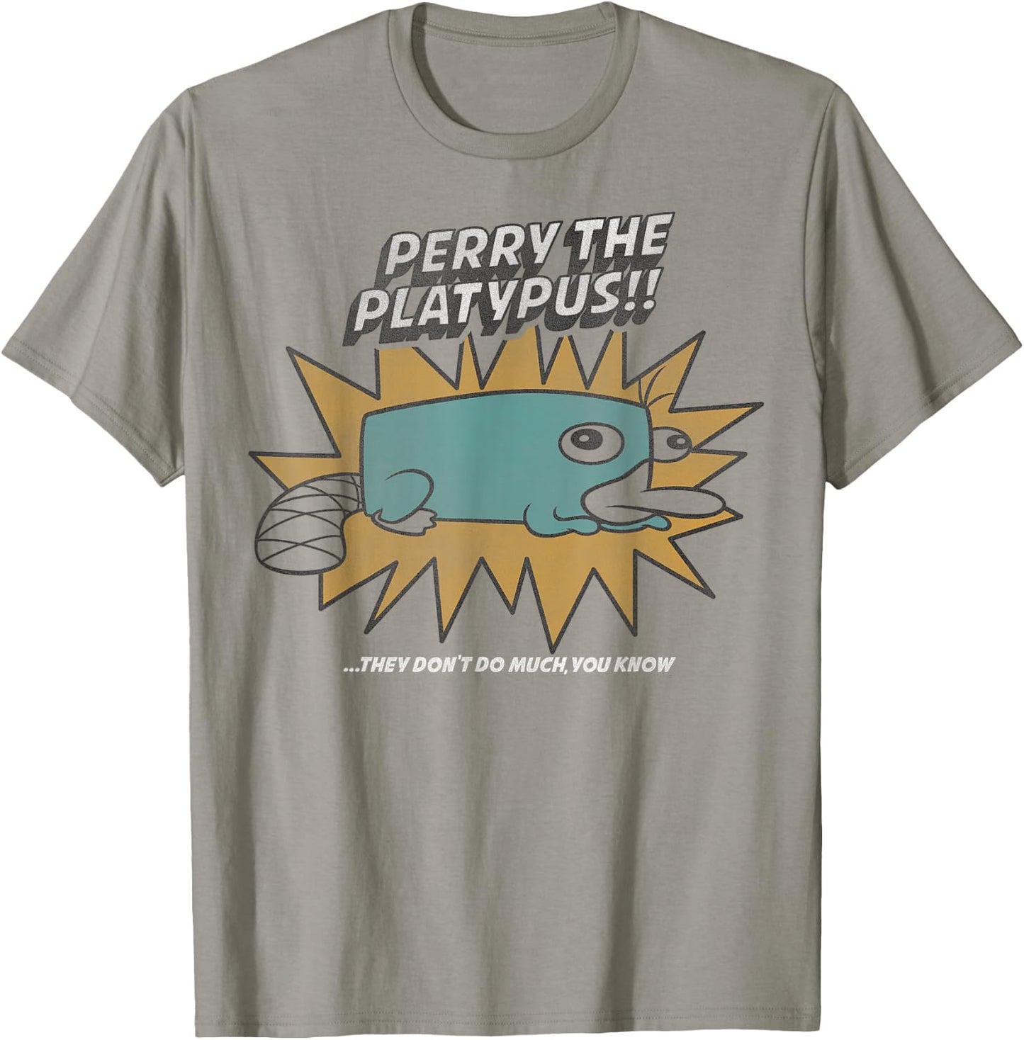 Disney Phineas and Ferb Perry The Platypus Small T-Shirt - T-Shirt | Sand