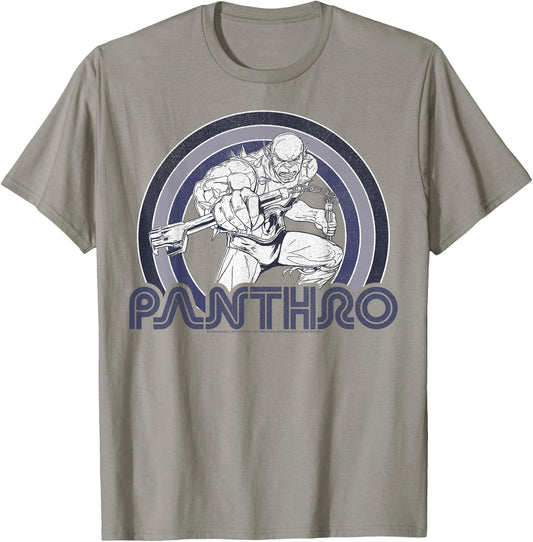 Thundercats Panthro Retro Rainbow T-Shirt - T-Shirt | Sand