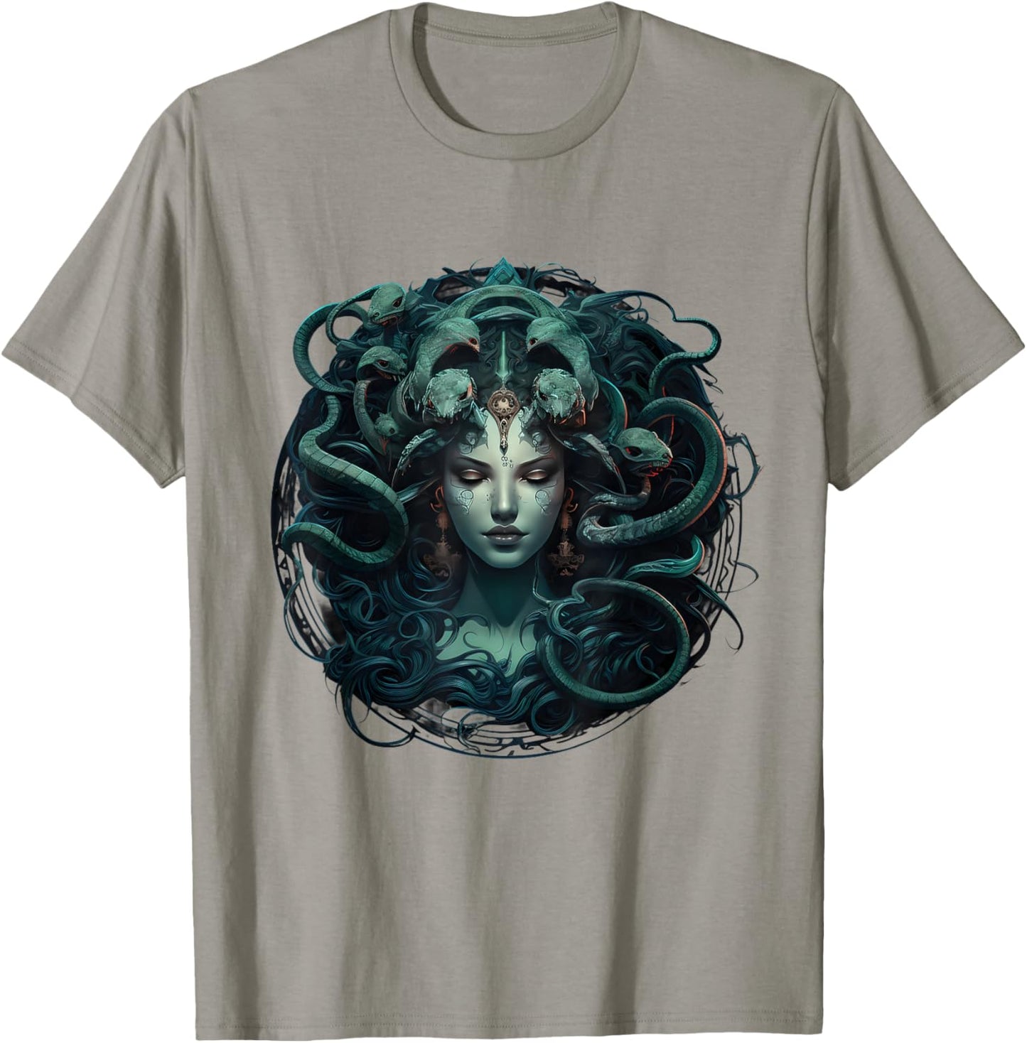 Greek Mythology Female Power Medusa Costume T-Shirt - T-Shirt | Sand