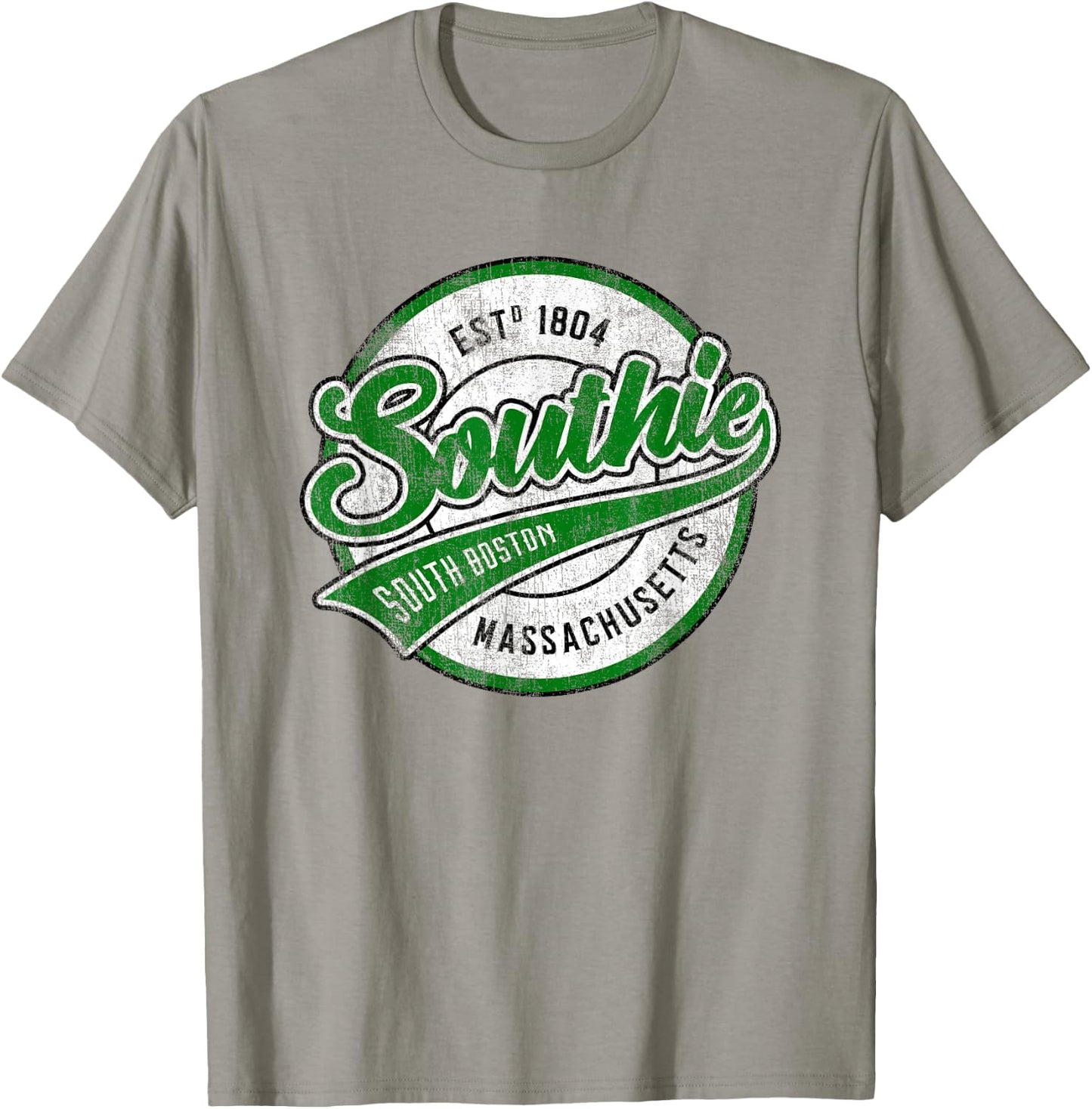 Vintage Southie Shirt - Ireland Jersey Style - South Boston T-Shirt - T-Shirt | Sand