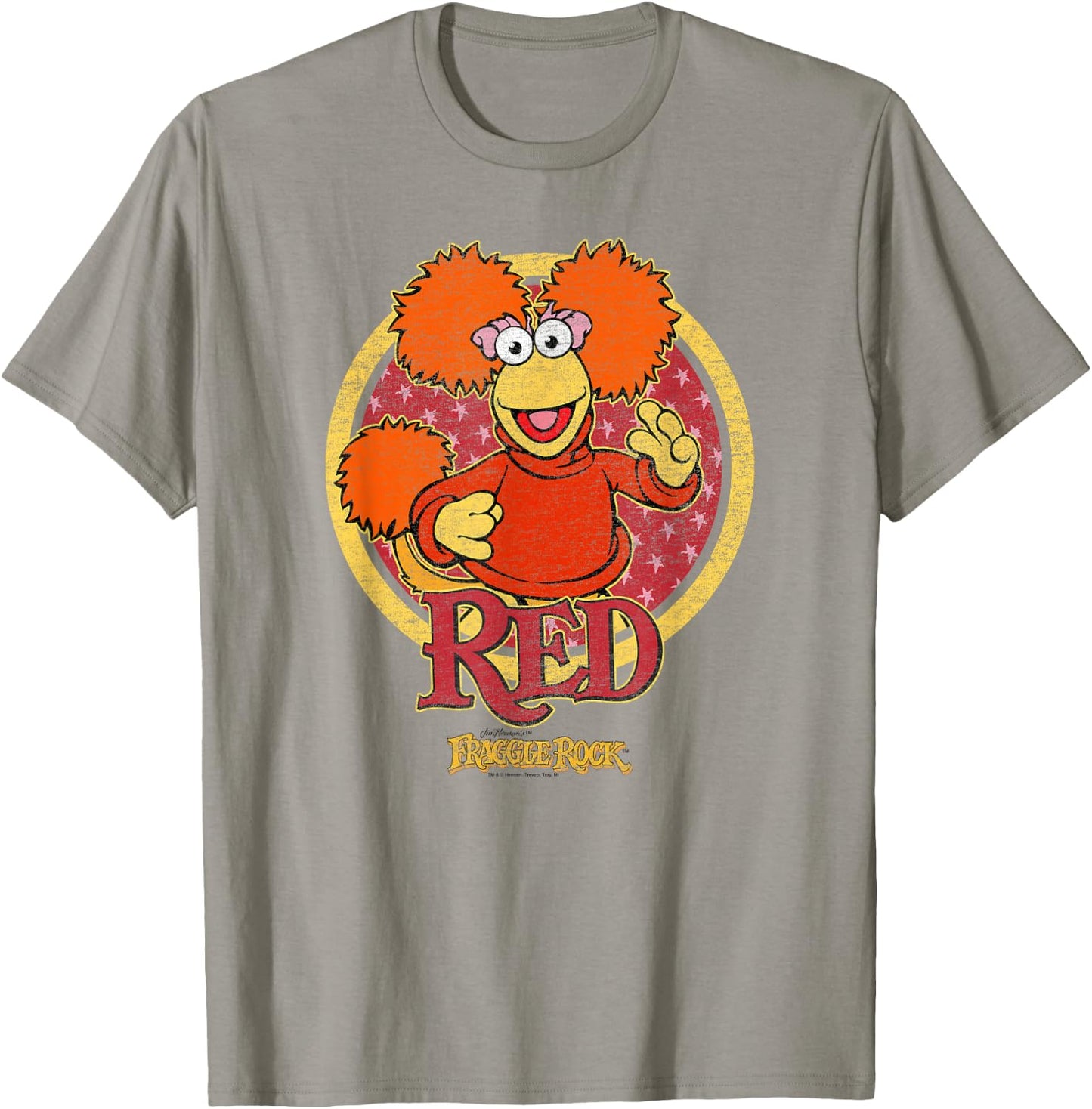 Fraggle Rock Red Circle T-Shirt - T-Shirt | Sand