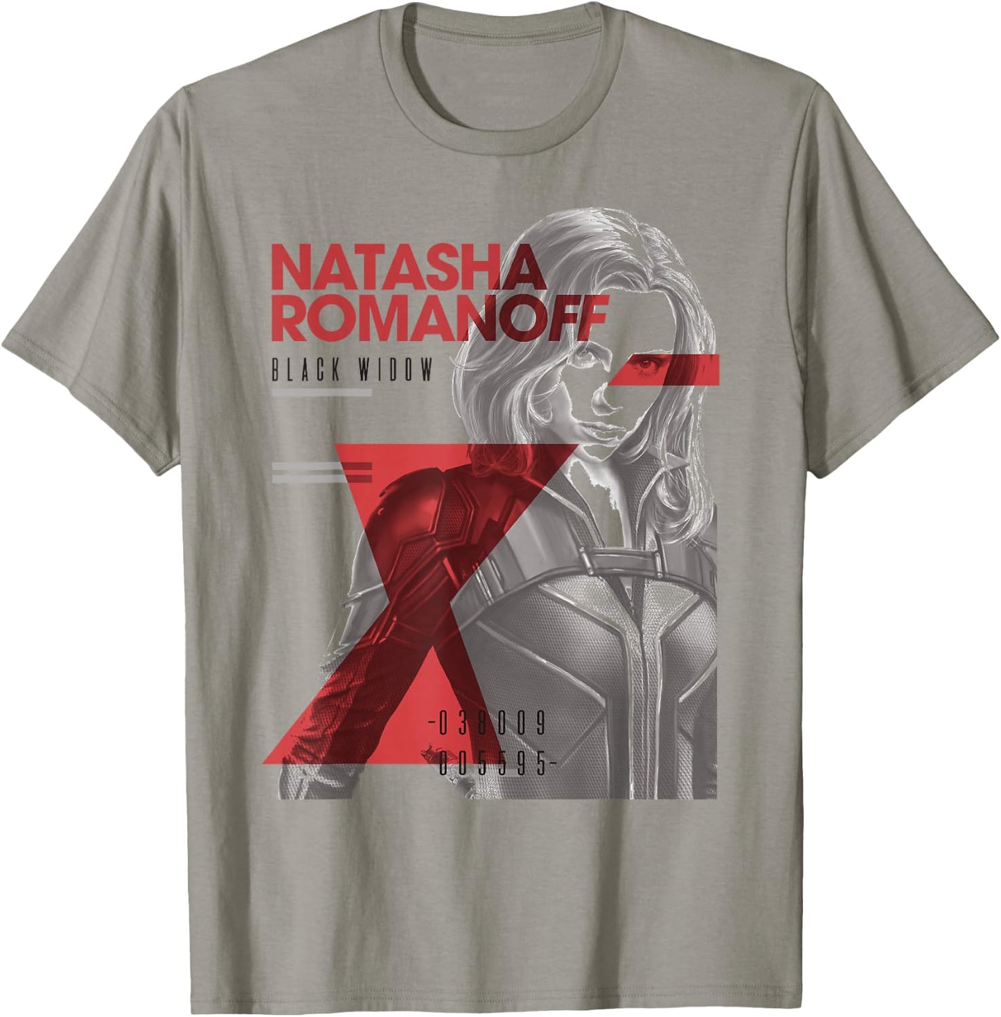 Marvel Black Widow Natasha Romanoff Portrait T-Shirt - T-Shirt | Sand