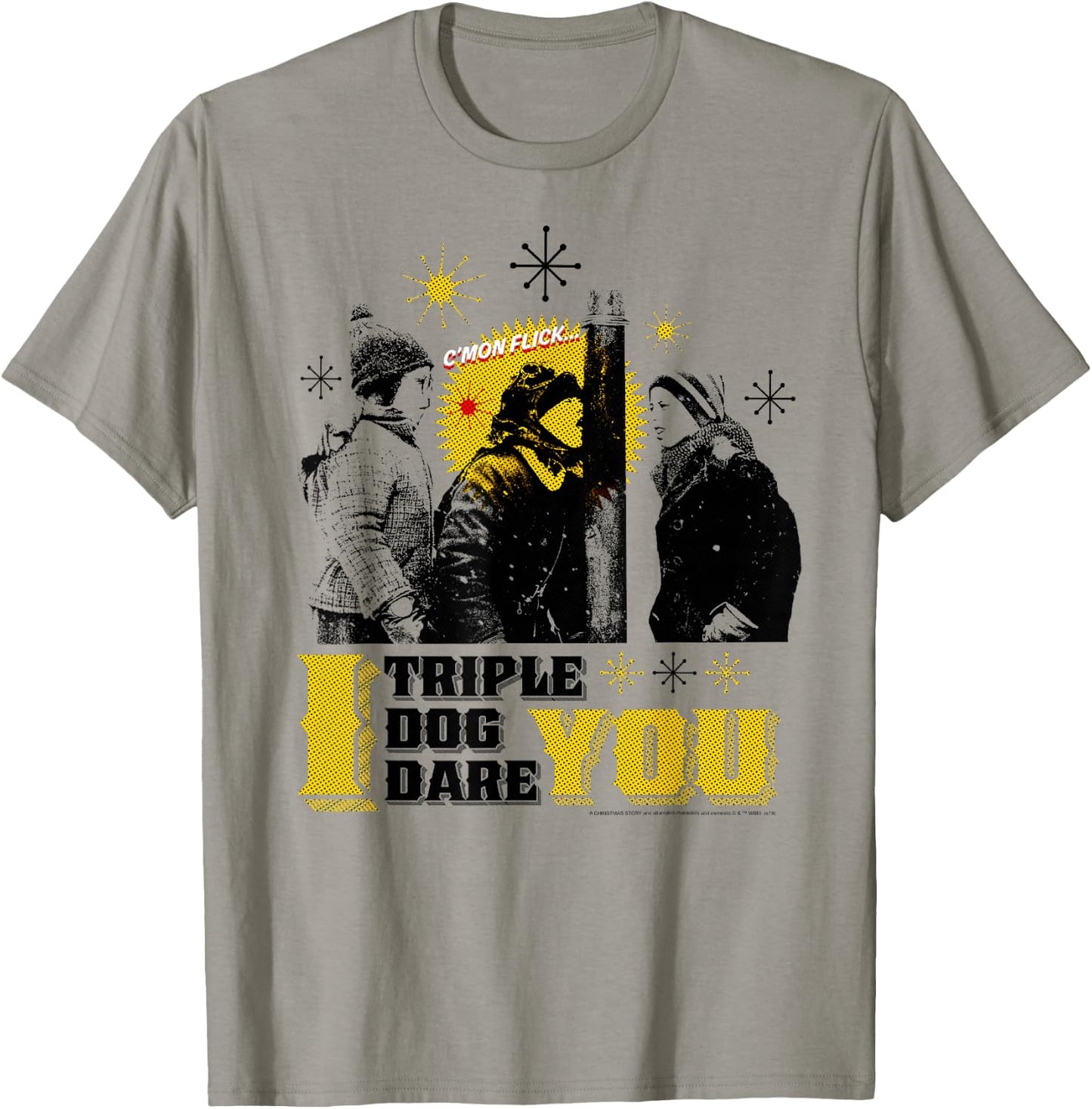 A Christmas Story I Triple Dog Dare You T-Shirt - T-Shirt | Sand