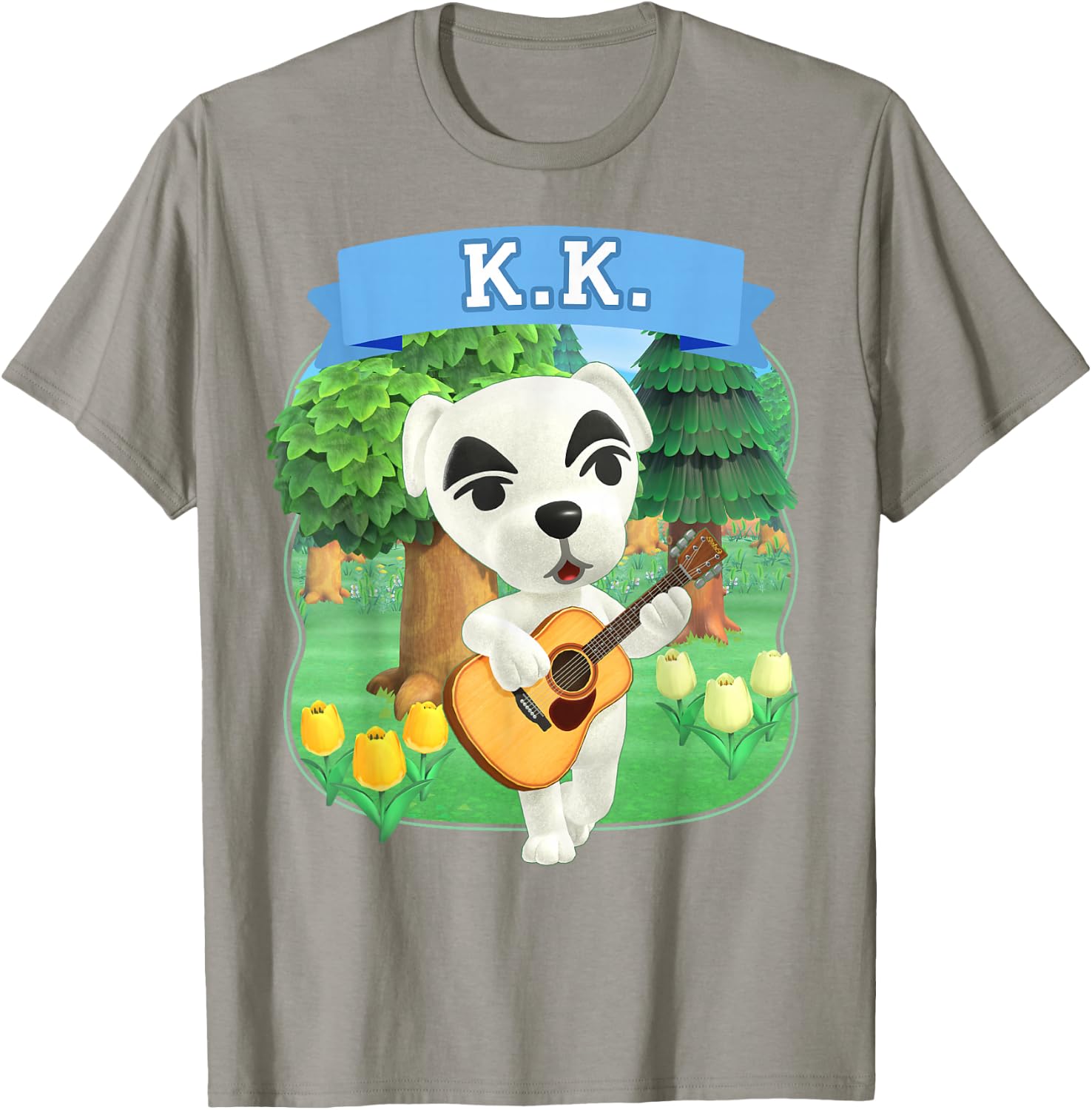 Animal Crossing: New Horizons K.K. Slider Orchard Music T-Shirt - T-Shirt | Sand