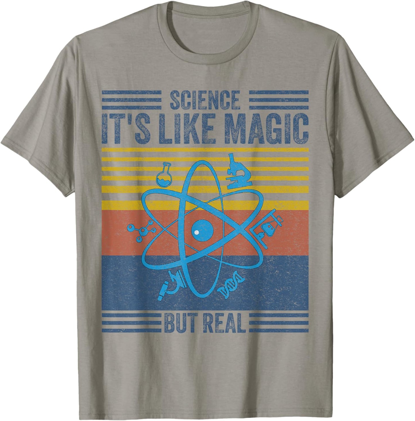 Science It's Like Magic But Real Science Teacher Geek Nerd Men Women Girls Kids T-Shirt - T-Shirt | Sand