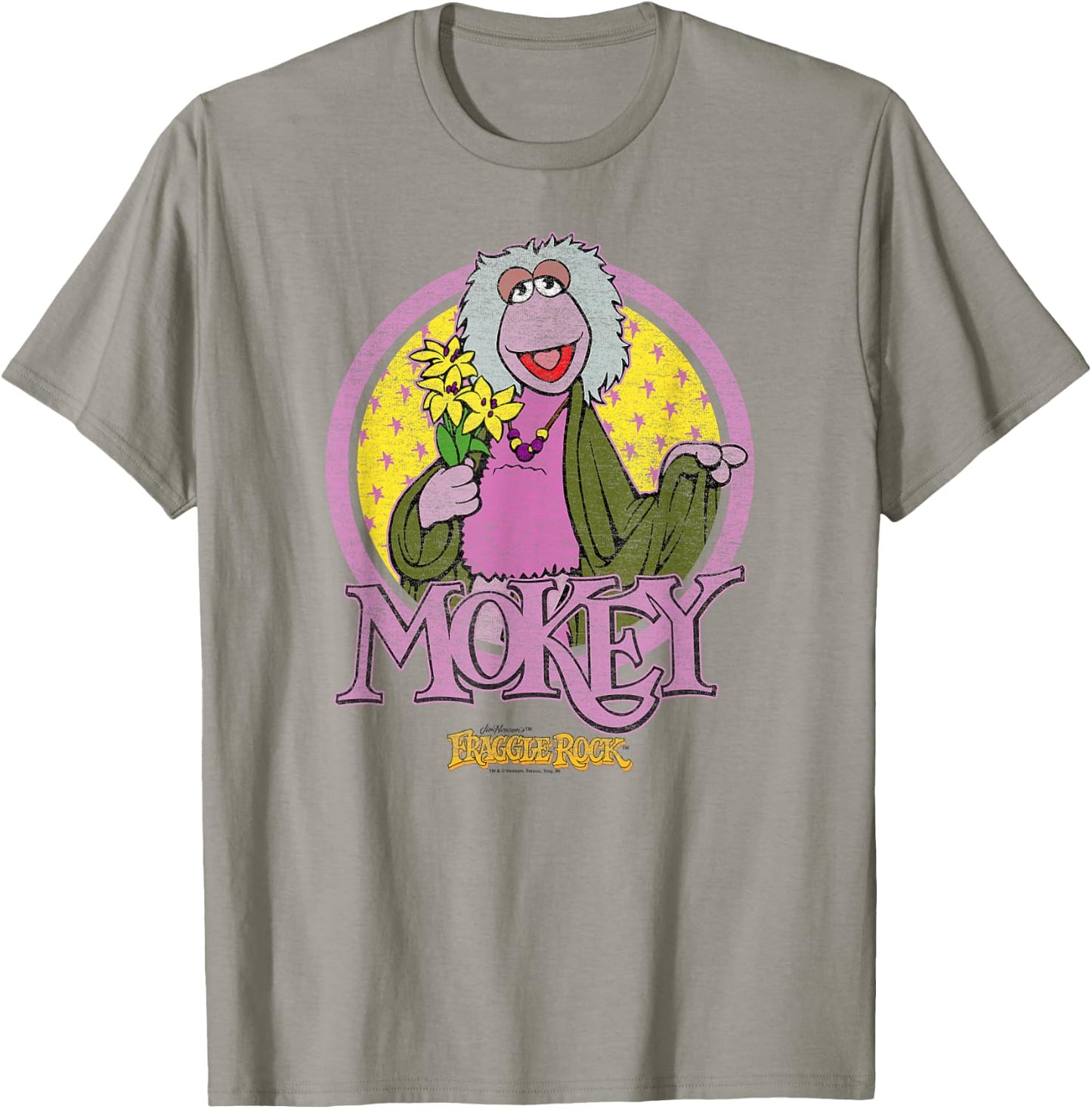 Fraggle Rock Mokey Circle T-Shirt - T-Shirt | Sand