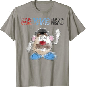 Mr. Potato Head Sketch Portrait T-Shirt - T-Shirt | Sand