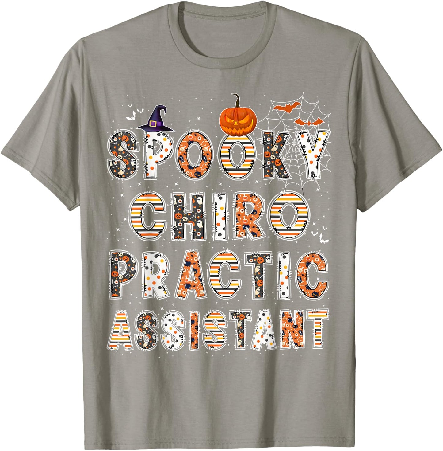 Spooky Chiropractic Assistant Halloween Costume 2023 T-Shirt - T-Shirt | Sand