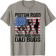 American Flag Car Mechanic Daddy Piston Rods And Dad Bods Men T-Shirt - T-Shirt | Sand