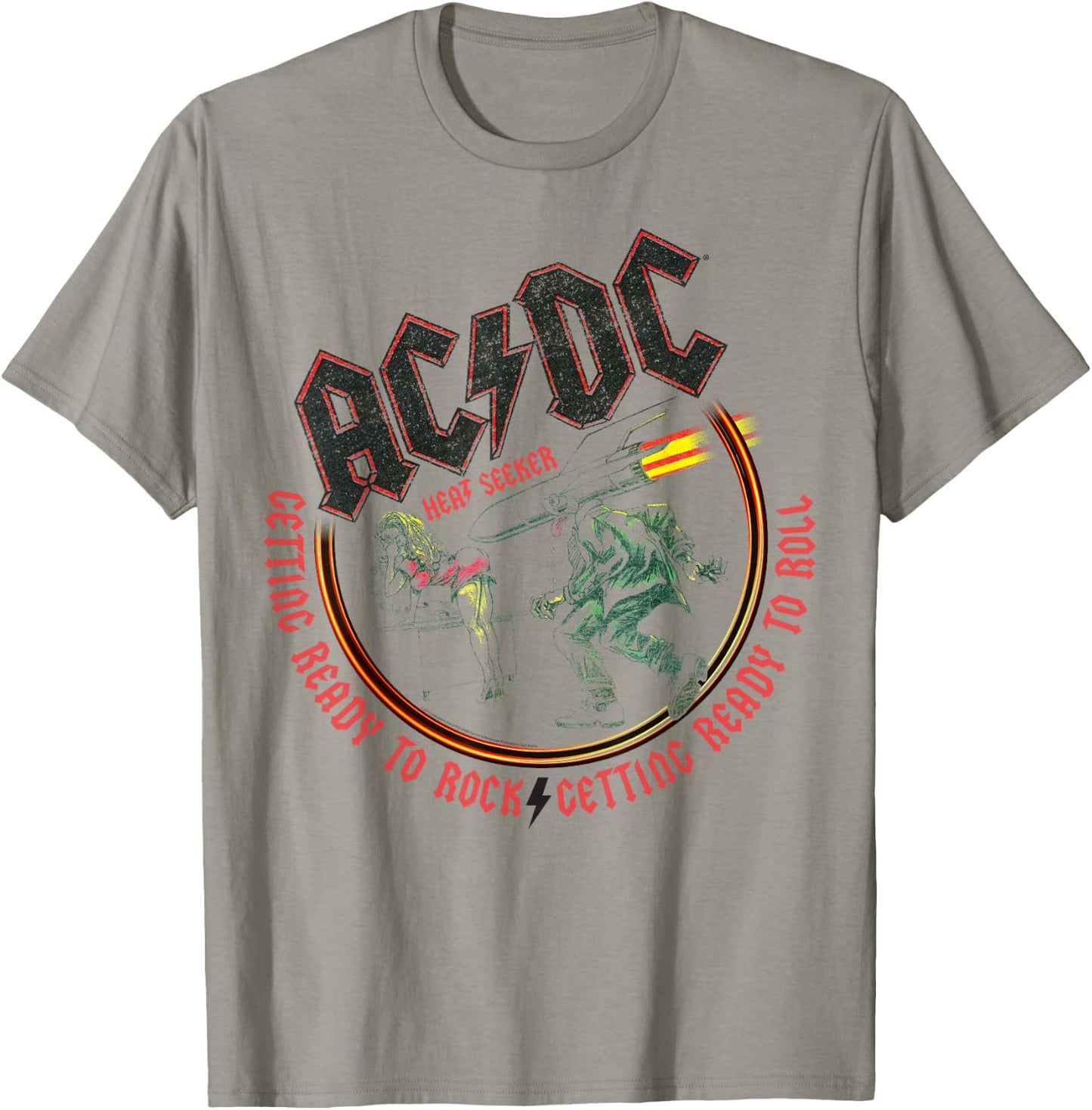 AC/DC - Getting Ready to Rock T-Shirt - T-Shirt | Sand