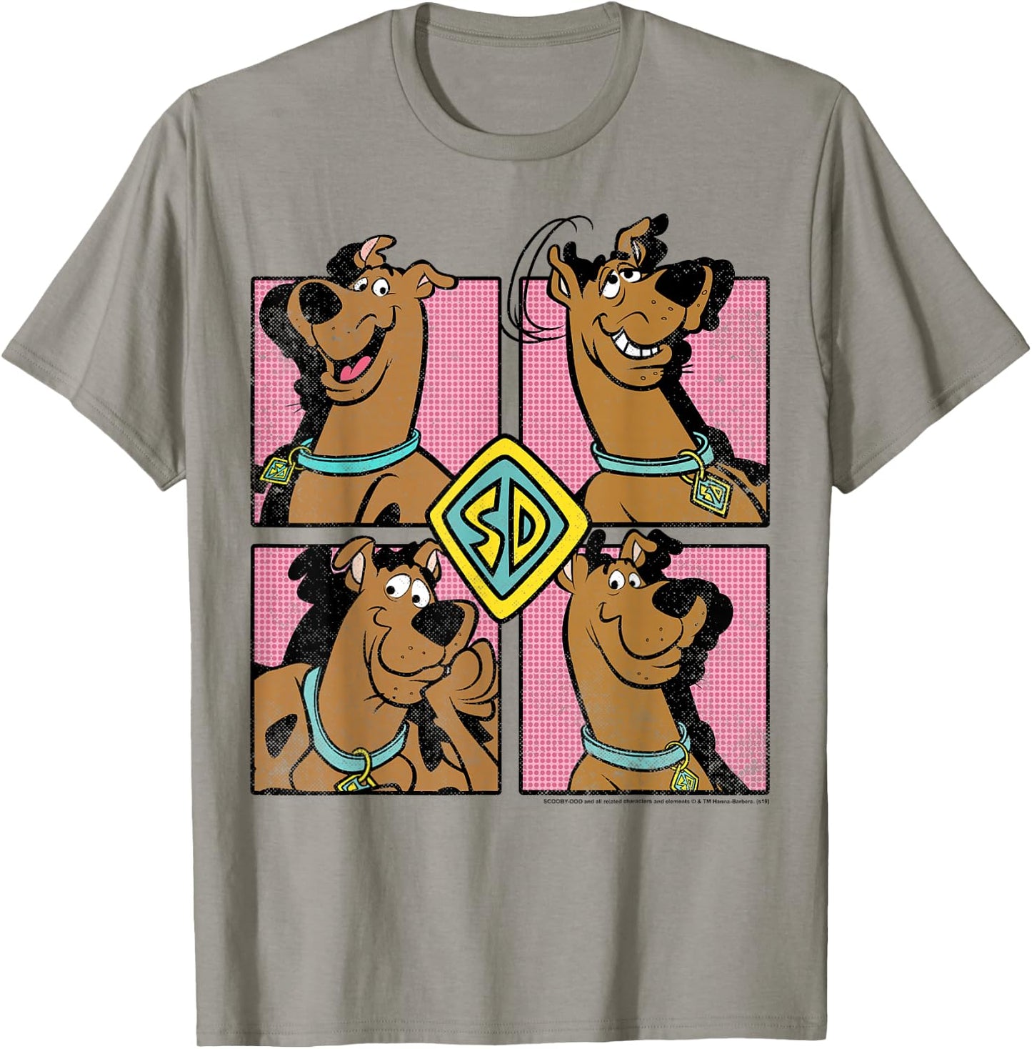 Scooby-Doo Expressions Box Up Small T-Shirt - T-Shirt | Sand
