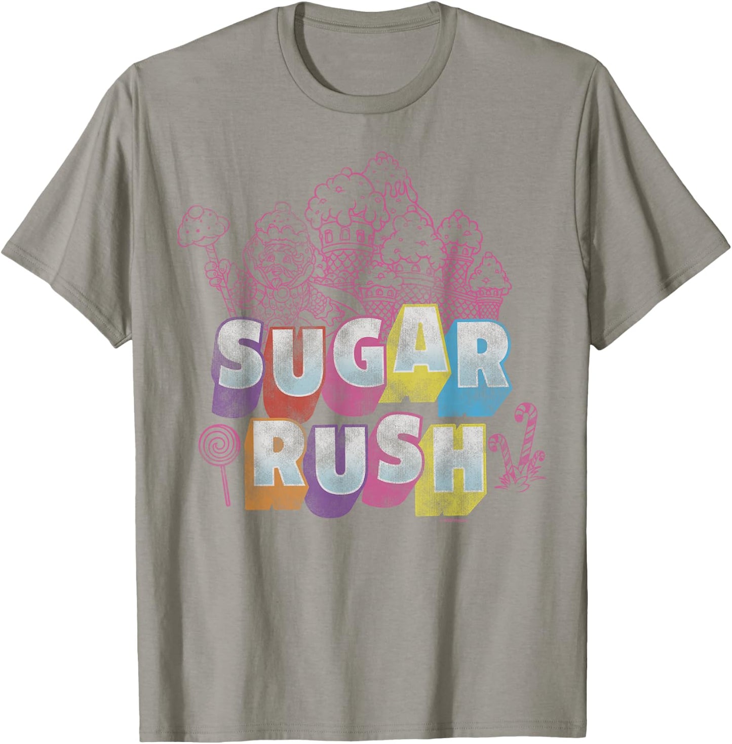 Candy Land Sugar Rush T-Shirt - T-Shirt | Sand