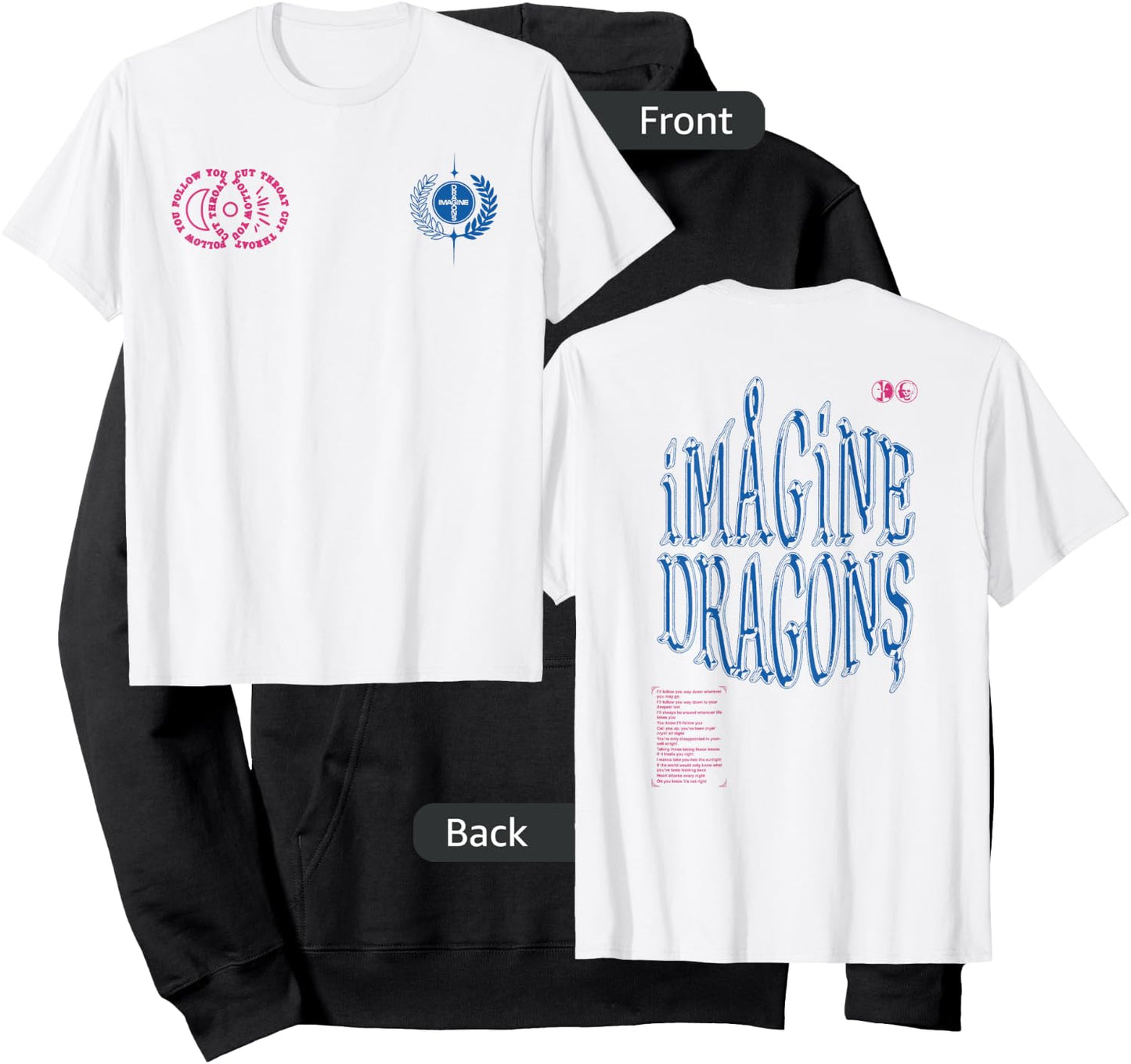 Imagine Dragons Cutthroat Symbols Hoodie - Hoodie | Black